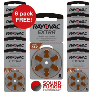 Rayovac 312 hearing aid batteries